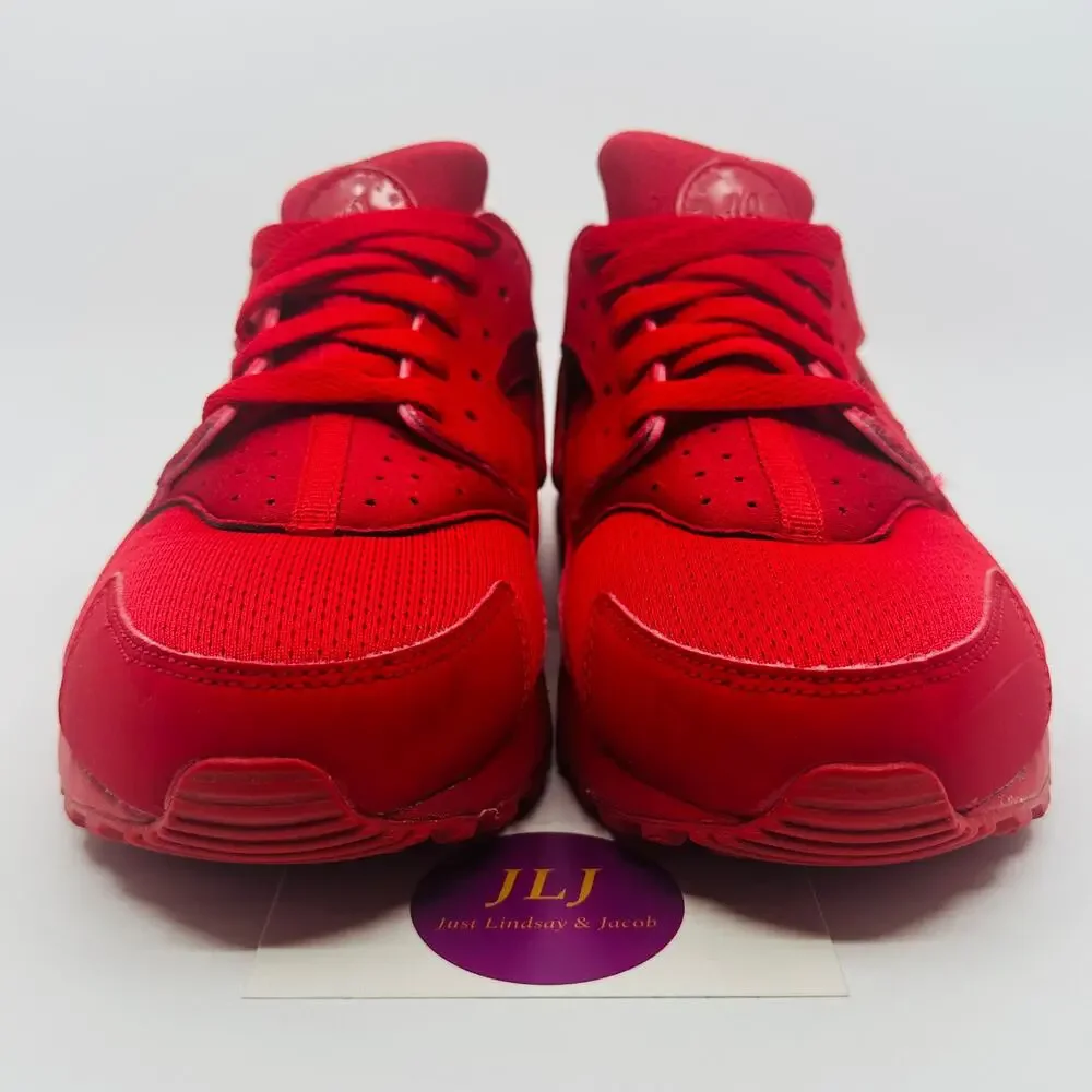 Nike Air Huarache 'Triple Red' GS Sneakers 654275-600 Size 6 Youth/ 7.5 Women's